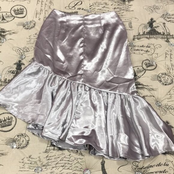 RO & DE Silver Asymmetrical Skirt Holiday - Picture 8 of 8